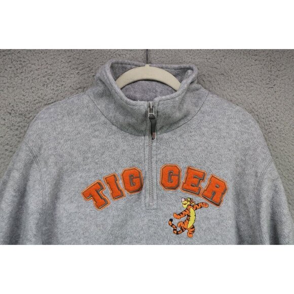 Disney Tigger Long Sleeve 1/4 Zip Women's Sweatshirt-XL-Embroidered - Picture 5 of 11